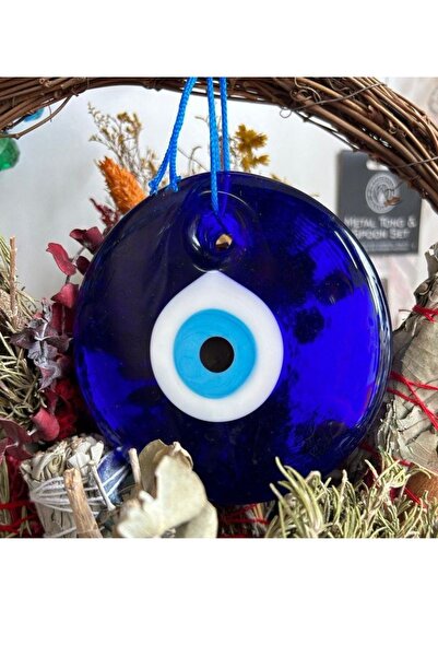 312 KONSEPT Διακοσμητικό γυαλί 11 εκ. Ο ορίωνας του κακού ματιού - Στολίδι το...