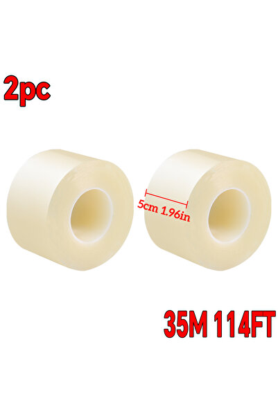 Choice عازل زجاجي شفاف للنوافذ، 5 سم × 35 م × قطعتين، مناسب لفصل الشتاء، شريط...