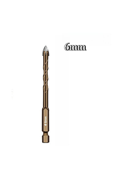 Choice 1PCS-6mm 1/2/3/4/5/7Pcs Cross Tile Drill Bits Set: Hex Shank for Glass...