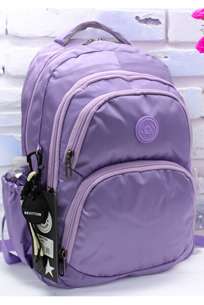 Bevitton 34600 Geantă de școală din material textil impermeabil, unisex, rucs...