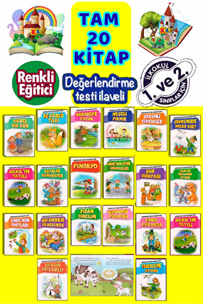 KBY 1.sınıflar Için Okumayı Sevdiren Rengarenk Hikaye Seti ( --