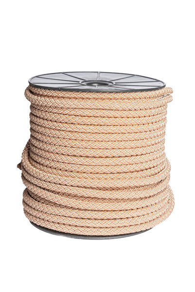 MEFAKS TEKSTİL 10 mm Örgü İpi Halat İpi – Bambu Kordon İp (1 Metre), Supla Ru...