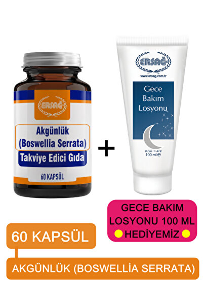 Ersağ Akgünlük Boswellia Serrata Takviye Edici Gıda 60 Kapsül