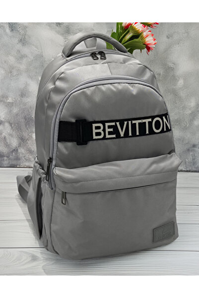 Bevitton Bvt-34200 Siva škola Torba si Otpornost na vodu Tkanina Unisex škola...