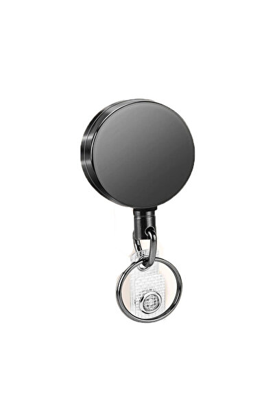 Choice حلقة مفاتيح معدنية متينة قابلة للسحب، دائرية الشكل، بدون مشبك، بطول 28...