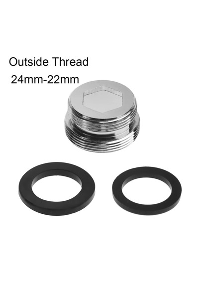 Choice Outside 24mm-22mm Kitchen Faucet 16/18/20/22/24/28/mm To 22mm with Was...