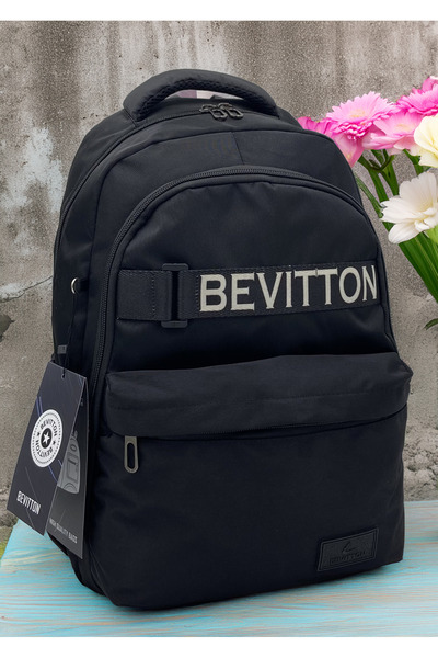 Bevitton Bvt-34200 Rucsac de școală unisex din material textil rezistent la apă