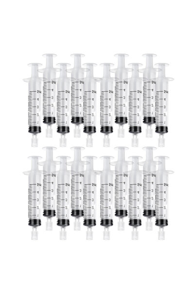 Choice 5 مل، 20 قطعة مع غطاء، 10/20 قطعة، محقنة بلاستيكية سعة 5 مل، أداة توزي...