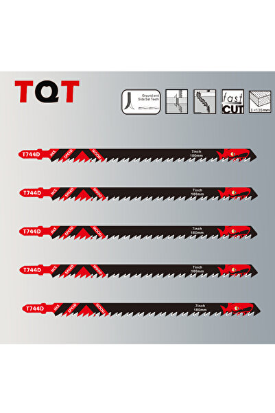 Choice 1.5mm 180mm Multipurpose Cutting 5Pcs 7-Inch 6Tp T744D Ilong Jigsaw Bl...