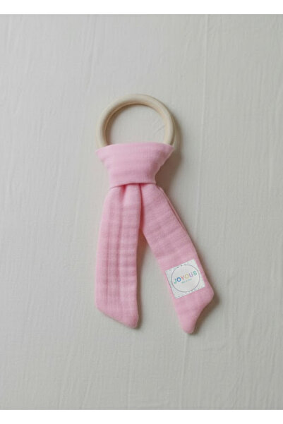 Joyous Mom Kids Muslin Bebek Diş Kaşıyıcı Yıkanabilir %100 Doğal Ahşap Diş Ka...