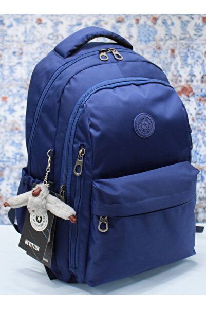 Bevitton Bvt-2500 Navy Blue Water Resistant School Bag Unisex Daily School Ba...