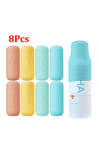 Choice 8 قطع من أغطية زجاجات السفر المصنوعة من السيليكون المانعة للتسرب، ذات ...