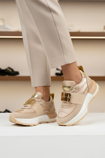 TW Tonny White Newyork - 055 Yüksek Tabanlı Günlük Slip-On Ortopedik Kadın Yü...