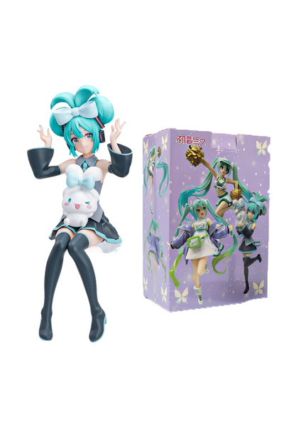 BANDAI B with box 20CM Anime Hatsune Miku X Cinnamoroll Figure Anime Peripher...