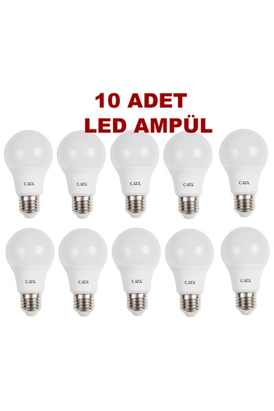 Cata 10 Adet Kutulu Beyaz Renk Led Ampül
