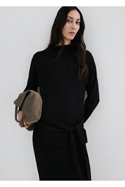 MANGO Woman Boğazlı örgü kazak