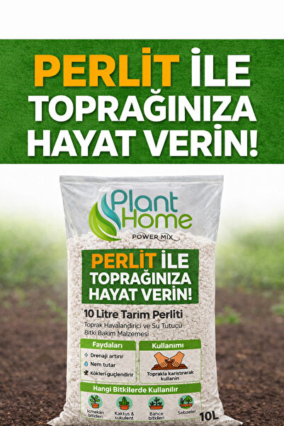KanyonMarket Tarım Perliti - En Uygun Perlit Fiyatı - 10 Litre Toprak Perliti