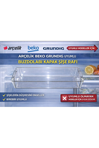 Arçelik Oem - Buzdolabı Buzluk Kapak Rafı - 5721730500