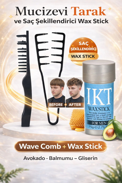 IKT Professional Hair Stick Wax 75 gr FOR MEN