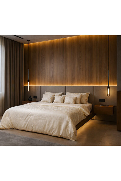 FoamZone لحاف مايكروفايبر جاكار 10 قطع