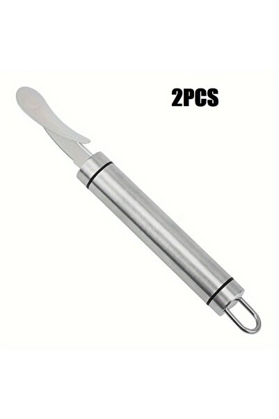 Choice قطعتان ونصف من أداة تقطيع وتقشير البرتقال المصنوعة من الفولاذ المقاوم ...