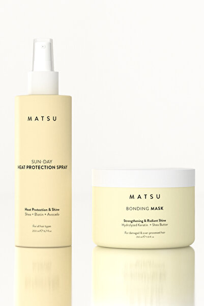 MATSU Sun-Day Isı Koruyucu + Bonding Maske Seti | Kırılma Karşıtı Bakım