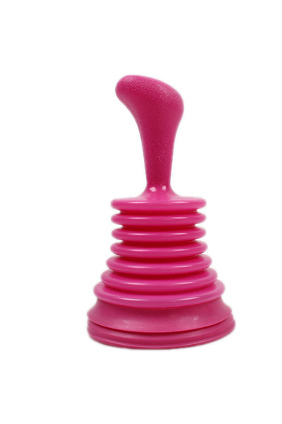 Choice فرشاة تنظيف قوية لأحواض المطبخ والحمامات، لونها أحمر وردي، مزودة بكوب ...