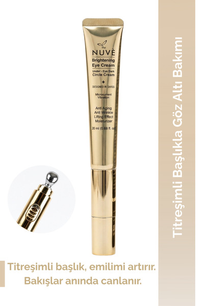 THE NUVE Titreşimli Parlatıcı Yaşlanma Ve Kırışıklık Karşıtı Nemlendirici Göz...