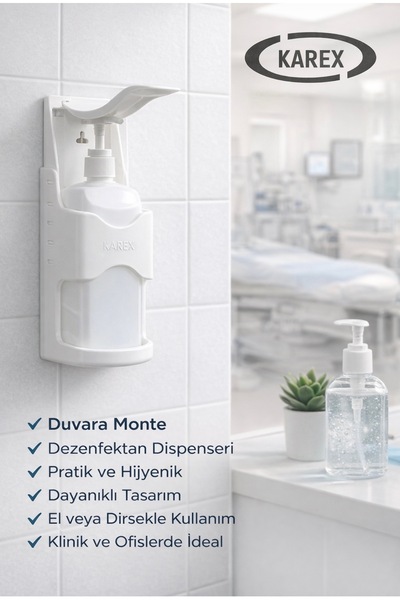 Karex Dezenfektan ve Sabun Aparatı