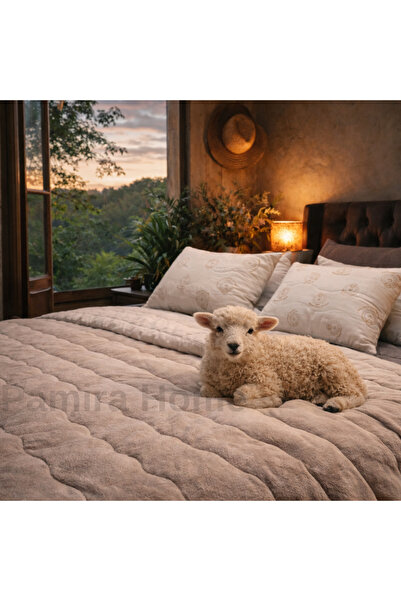 Pamira Home Double Size 100% Merino Lamb Wool Welsoft Quilt