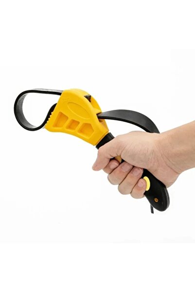 Choice مفتاح ربط حزام أصفر مقاس 8 بوصات، غطاء مفتاح ربط فلتر الزيت، مفتاح ربط...