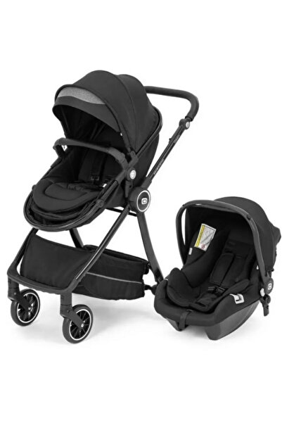 Comfy MAMMA Süspansiyonlu Travel Sistem Bebek Arabası Taşıma Puset Siyah