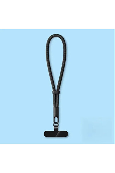 Choice حبل هاتف عالمي أسود اللون مزود بمشبك، مقاوم للسقوط، قابل للتعديل بزاوي...