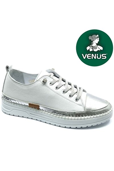 Venüs Pantofi casual de damă ortopedici din piele naturală Spizella ALBI