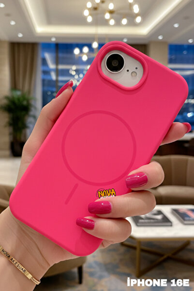 cepmoda iPhonE "16E" Kılıf - içi Kadife MAGSAFE Soft Premium Lansman JULLY Ka...