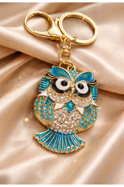 mixify سلسلة مفاتيح على شكل بومة لتزيين الحقائب من كرام