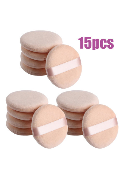 Choice 15 قطعة، 5-40 قطعة، إسفنجة بودرة الوجه المستديرة، إسفنجة تجميل ناعمة م...
