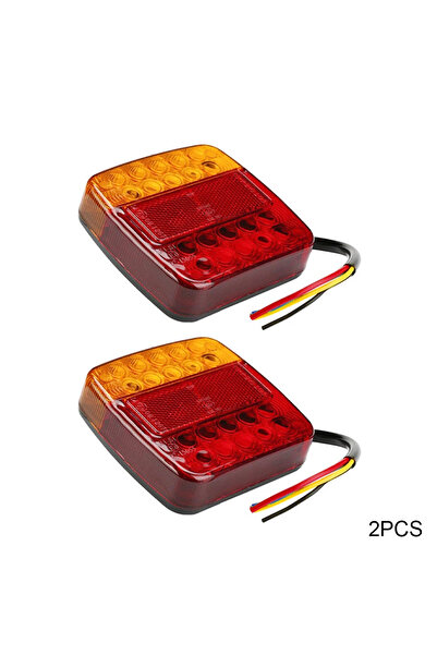 Choice 2Pcs 1/2pcs Rear Tail Lights Brake Stop Car Truck LED Rear 12V Lights ...