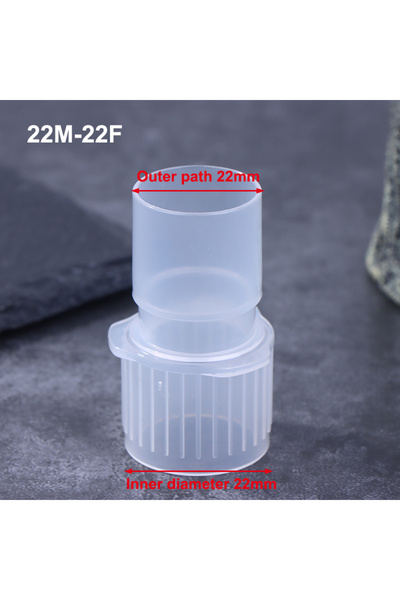 Choice موصل مستقيم من 15 مم إلى 22 مم، قطعة واحدة، 22 ذكر - 22 أنثى، دائرة تن...