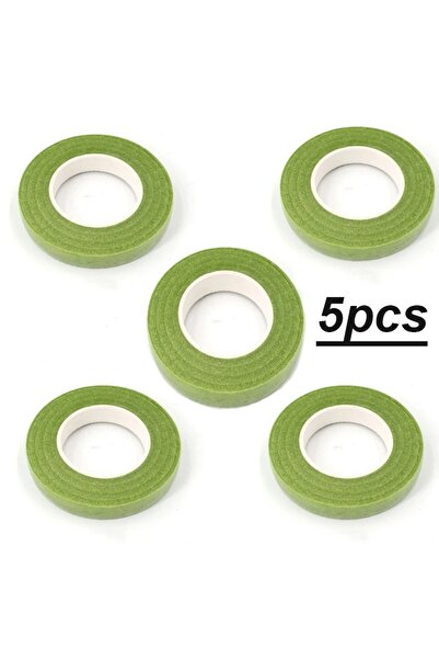 Choice Light Green 5pcs 20m Floriculture Tape Self-adhesive Bouquet Floral St...