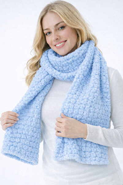 Store Yumoş Dokulu Peluş Atkı – Extra Yumuşak Kışlık Model