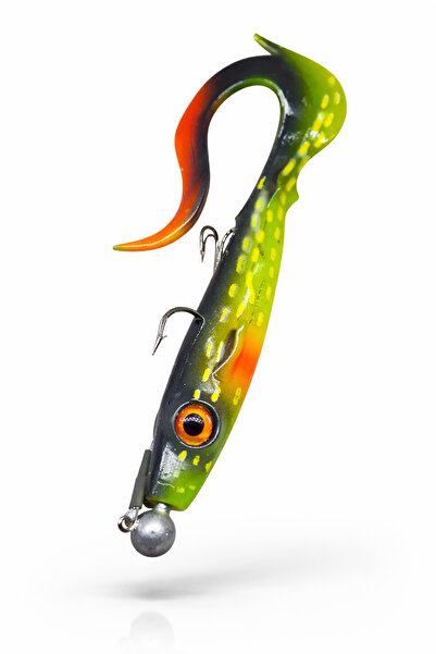 sr sazanrig Shock Tail 19 cm Üçlü İğne NO:6 Çelik tel Modifiyeli Hazır Zokalı...