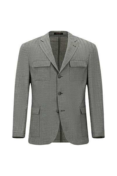 Abdullah Kiğılı 6 Drop Regular Fit Standard Cut Linen Blend Patterned Sports ...