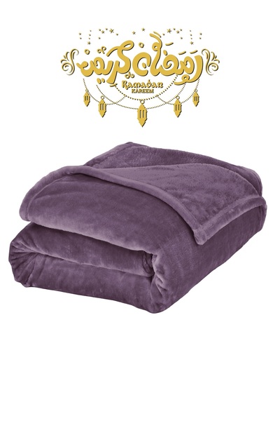 Master Home Textile بطانية مخملية خفيفة الوزن، 350 جرامًا للمتر المربع، مقاس ...