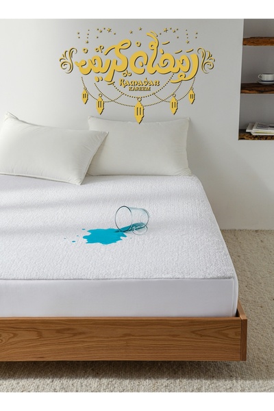 Master Home Textile Waterproof Mattress Protector, Fitted Sheet Style Mattres...