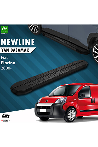 S Dizayn Fiat Fiorino NewLine Siyah Yan Basamak 173 Cm 2008 Üzeri A+ Kalite F...