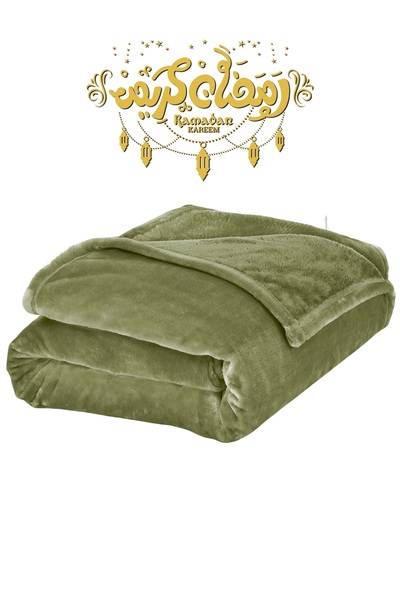 Master Home Textile بطانية مخملية خفيفة الوزن، 350 جرامًا للمتر المربع، مقاس ...