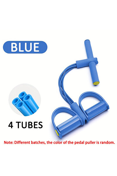 Choice 4 strands of blue Foot Pedal Tension Bands Home Gym Resistance Bands 4...