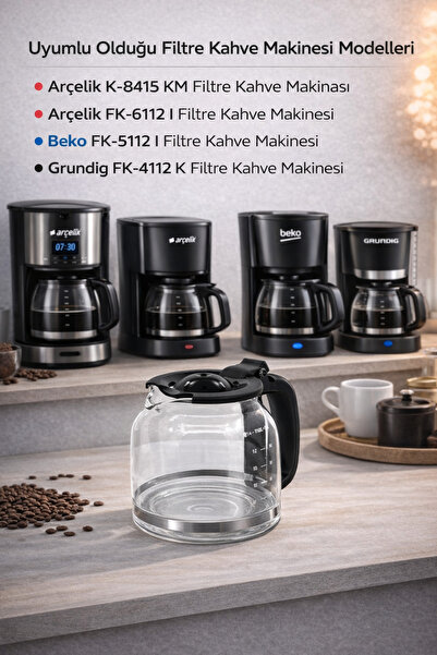 ÖZ BEYAZ EŞYA Fk 6112 I Coffee Machine - Glass Brewing Jug 9193024679