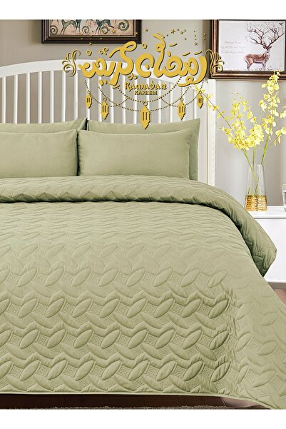 Master Home Textile طقم أغطية سرير من الألياف الدقيقة يناسب سريرًا مزدوجًا مق...